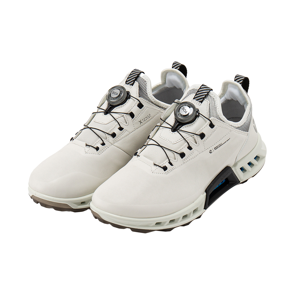 ECCO BIOM C4 ゴアテックス ゴルフシューズ ホワイト 26cm ECCO BIOM C4 Golf Shoes White/Mazarine Blue - Carl's Golfland