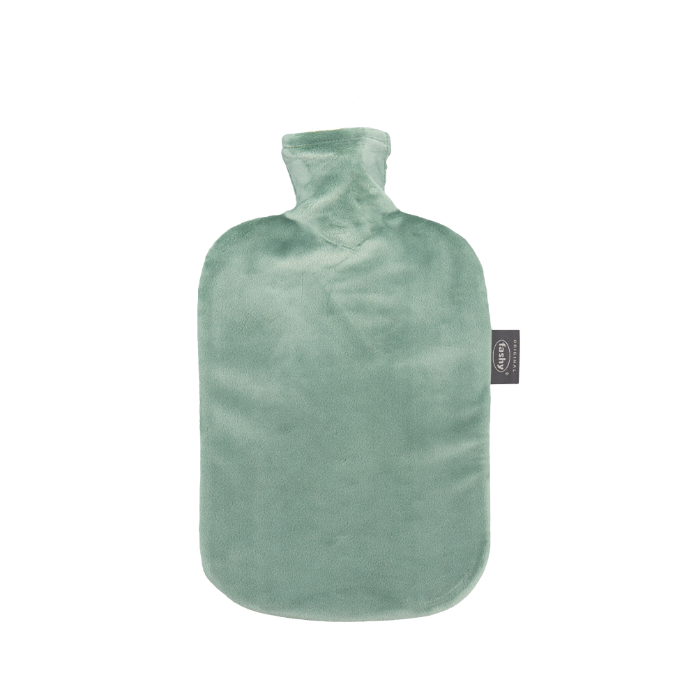 fashy 【並行輸入品】 ファシー 湯たんぽ ソフトベロア カバー付き 2L