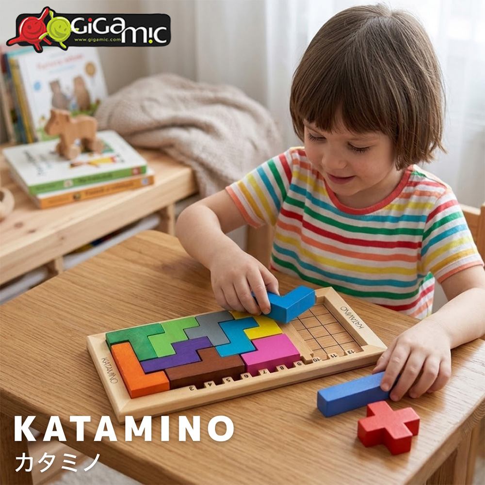 カタミノ KATAMINO Gigamic ギガミック 木製パズル Gigamic 【並行輸入品】 ギガミック Katamino カタミノ 木製パズル 脳