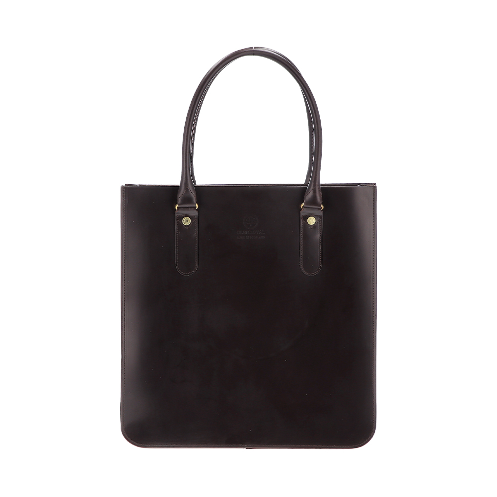 【並行輸入品】 グレンロイヤル Glenroyal トートバッグ A4サイズ 収納可 バッグ 鞄 2 HANDLE TOTE BAG 肩掛け 本革 父の日 バレンタインの画像