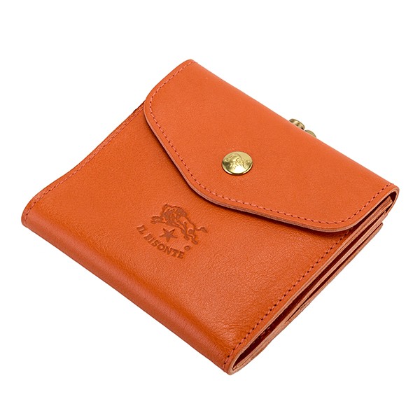 IL BISONTE イルビゾンテ Il Bisonte がま口財布 二つ折り財布
