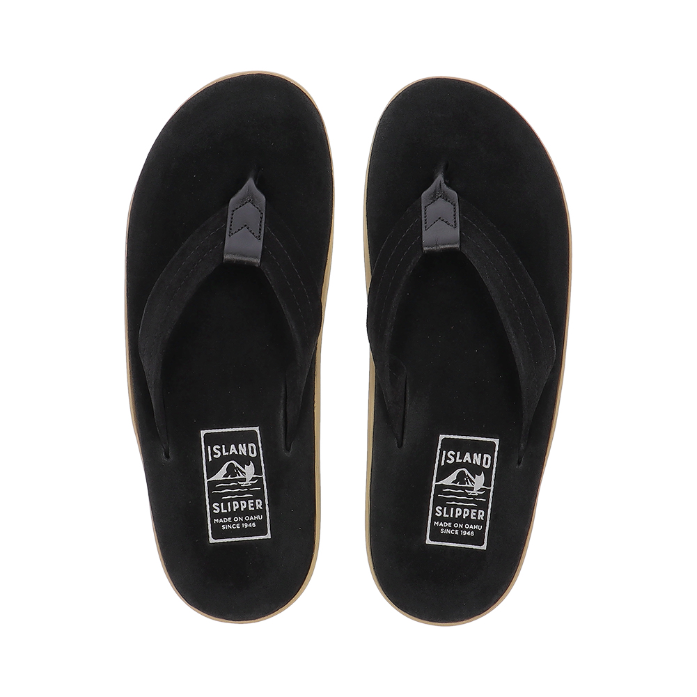  SLIPPER スエード サンダル ブラック ISLAND SLIPPER（アイランドスリッパ） お盆も休まず配送 【並行輸入品