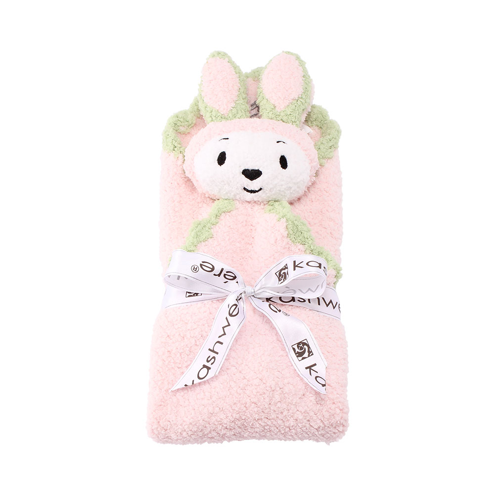 スタッフト アニマル ブランケット おくるみ もこもこ ふわふわ カシウェア Kashwere カシウェア KASHWERE ベビーブランケット アニマルミニ