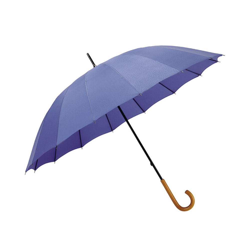 傘 大判 紫 パープル 着物用 手動 日本製 - 傘