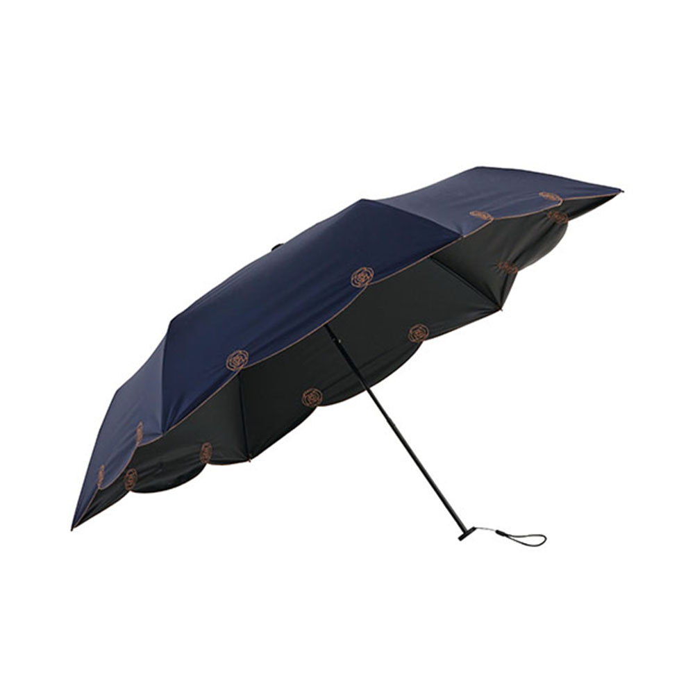 マブ mabu 折りたたみ傘 和傘 一級遮光 UVミニ シシュウ 傘 雨 UVカット99.9% 折り...