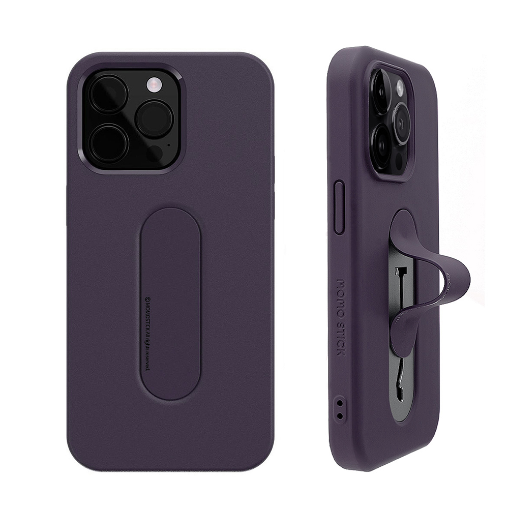 モモスティック MOMO STICK Mag Grip フラットケース for iPhone