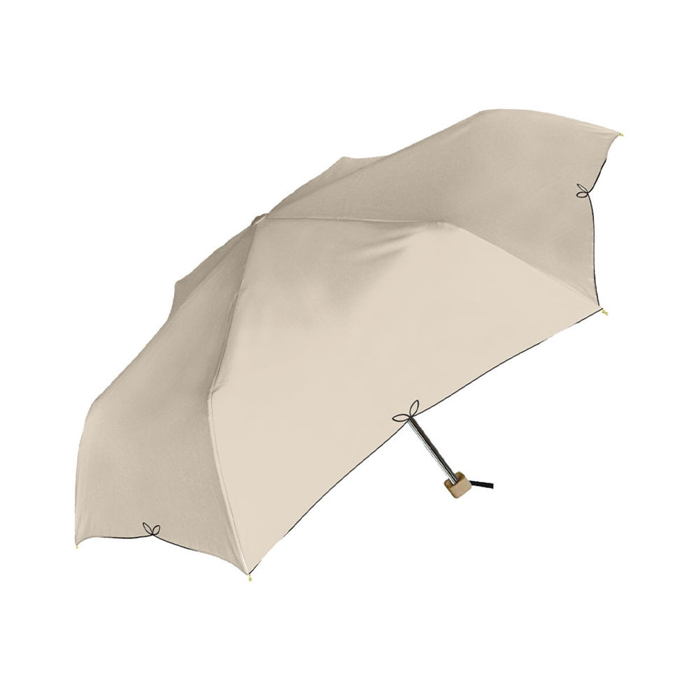 NaturalBasic 日傘 晴雨兼用 折りたたみ傘 UV フルール 折傘 8本骨