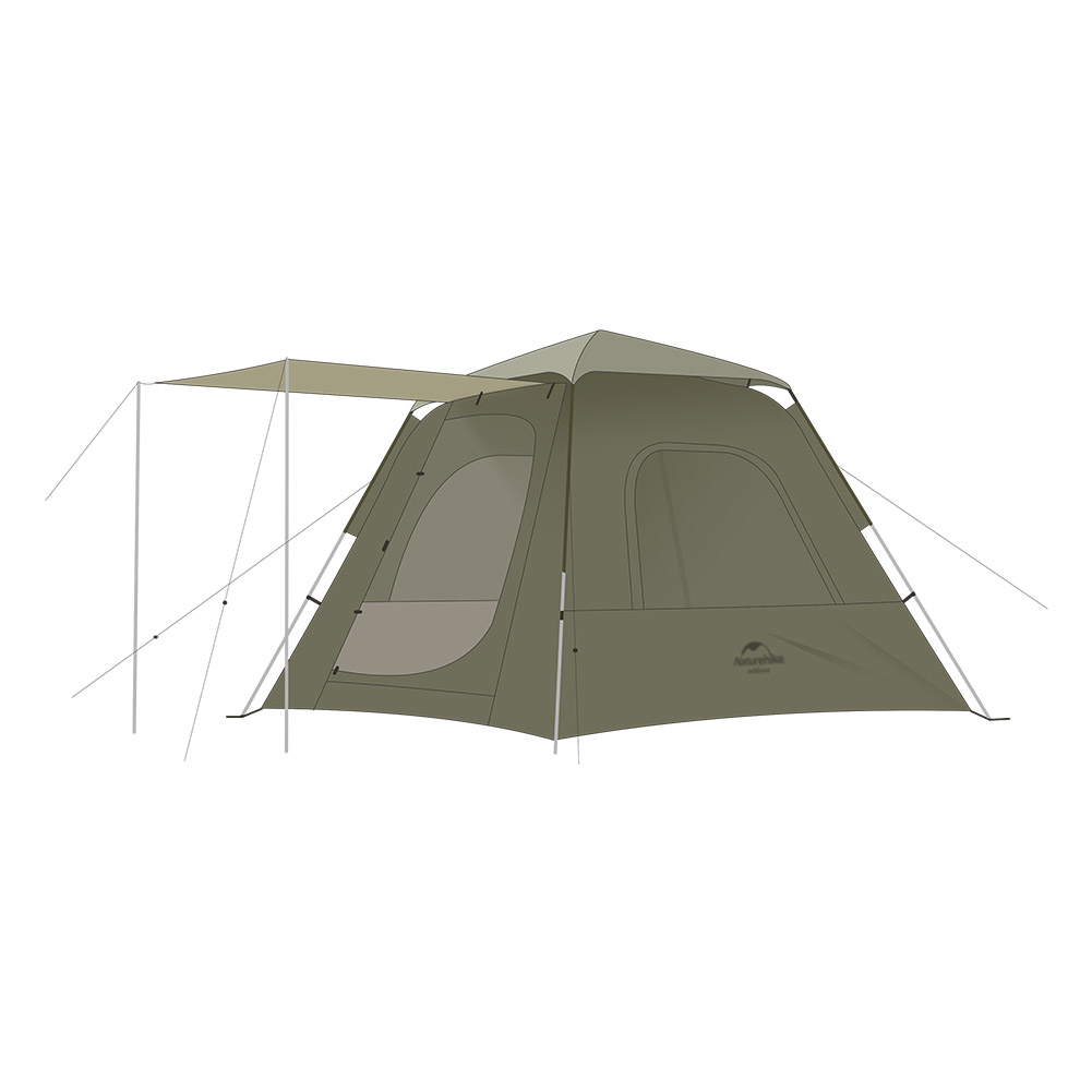 ネイチャーハイク Naturehike テント 3人用 ポップアップ型 NH21ZP010 キャンプ アウトドア 簡単 設営｜glv｜02