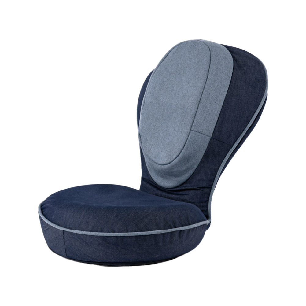 背筋がGUUUN 美姿勢座椅子 インディゴスタイル 腰痛 座椅子 クッション カバー付き 洗濯可 腰痛対策 姿勢矯正 背筋がguuun 背すじがguuun 猫背 |  | 01