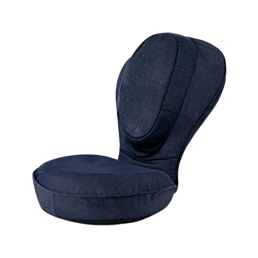 背筋がGUUUN 美姿勢座椅子 インディゴスタイル 腰痛 座椅子 クッション カバー付き 洗濯可 腰痛対策 姿勢矯正 背筋がguuun 背すじがguuun 猫背 |  | 02