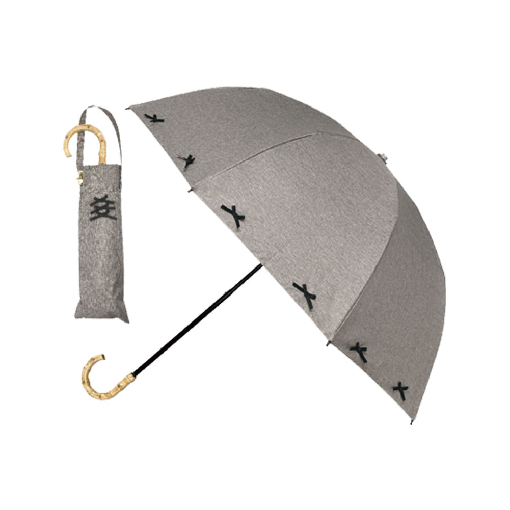 日傘 雨傘 リボン傘 完全遮光 折りたたみ 晴雨兼用 遮熱効果 熱中症対策 ピンクトリック pinktrick｜glv｜02