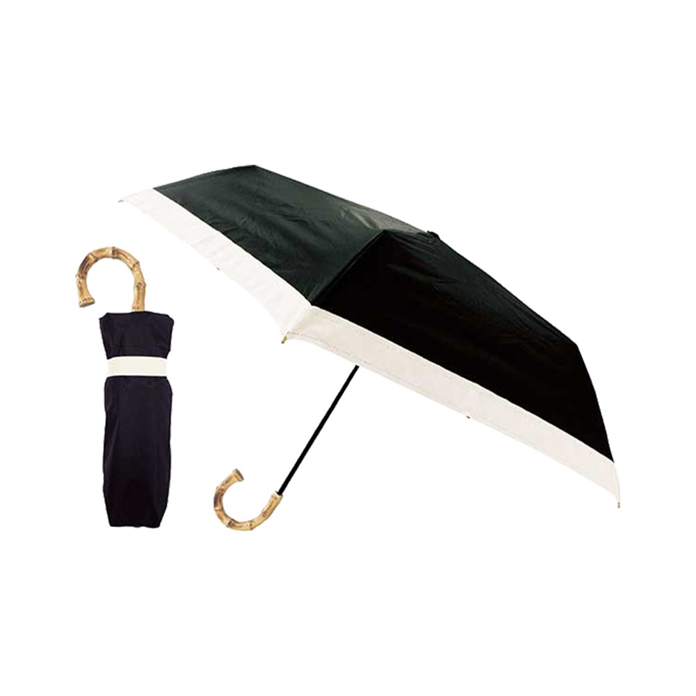 日傘 雨傘 完全遮光 まるい3段 折りたたみ 傘 グログラン 晴雨兼用 軽量 ピンクトリック pinktrick｜glv｜02