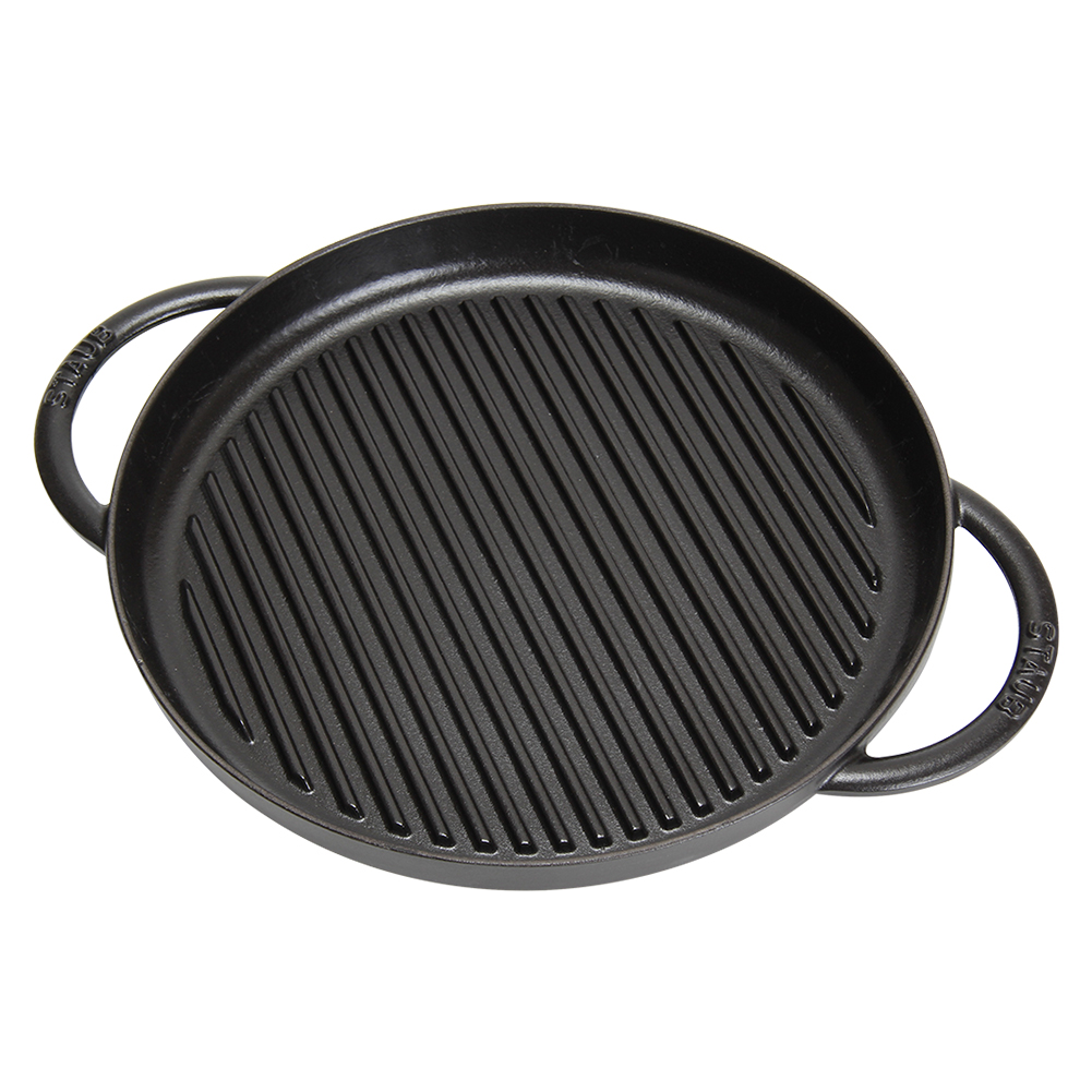 【並行輸入品】 ストウブ Staub グリルパン 30cm ピュアグリル 120130 Grill Round 2 Handles ステーキ バーベキュー BBQ 焼肉 鉄板 | Staub | 01