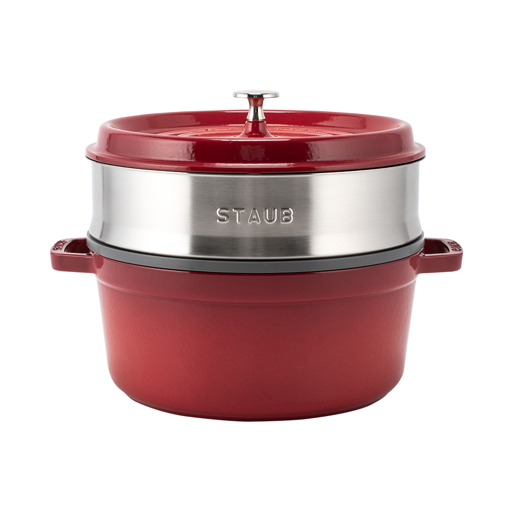 年度末セールでポイントUP ストウブ 鍋 26cm ココットラウンド / スチーマーセット ラウンド Staub Round Cocotte 11338