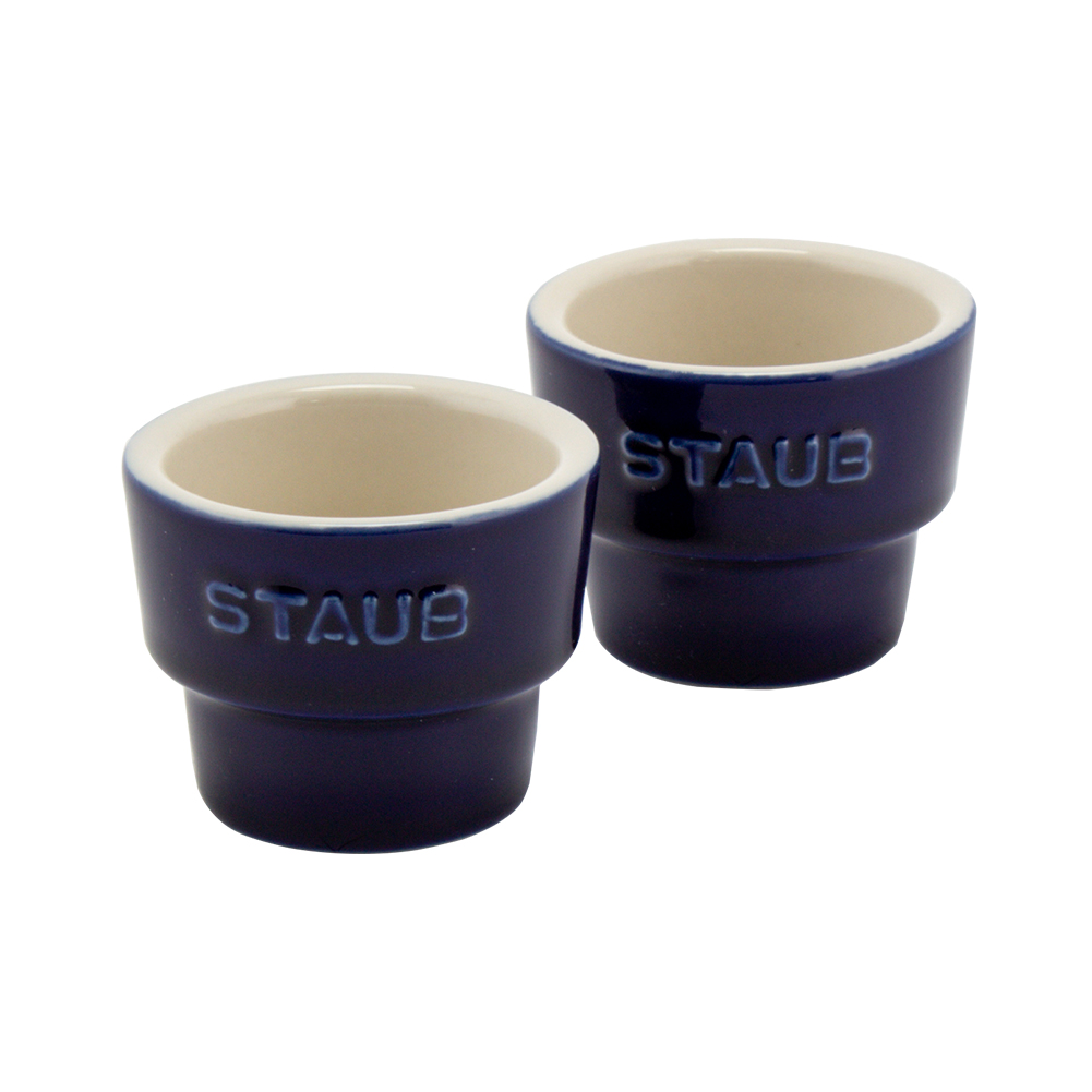 【並行輸入品】 ストウブ Staub エッグスタンド 2個セット セラミック エッグホルダー Egg Holder Set of 2 食器 卵立て ミニカップ 耐熱 プレゼント | Staub | 02