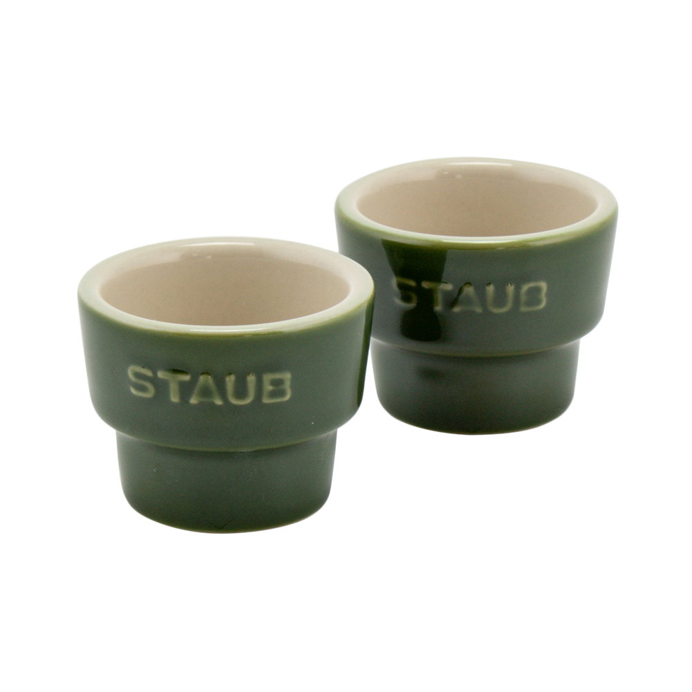 【並行輸入品】 ストウブ Staub エッグスタンド 2個セット セラミック エッグホルダー Egg Holder Set of 2 食器 卵立て ミニカップ 耐熱 プレゼント | Staub | 03