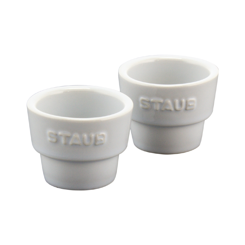 【並行輸入品】 ストウブ Staub エッグスタンド 2個セット セラミック エッグホルダー Egg Holder Set of 2 食器 卵立て ミニカップ 耐熱 プレゼント | Staub | 04