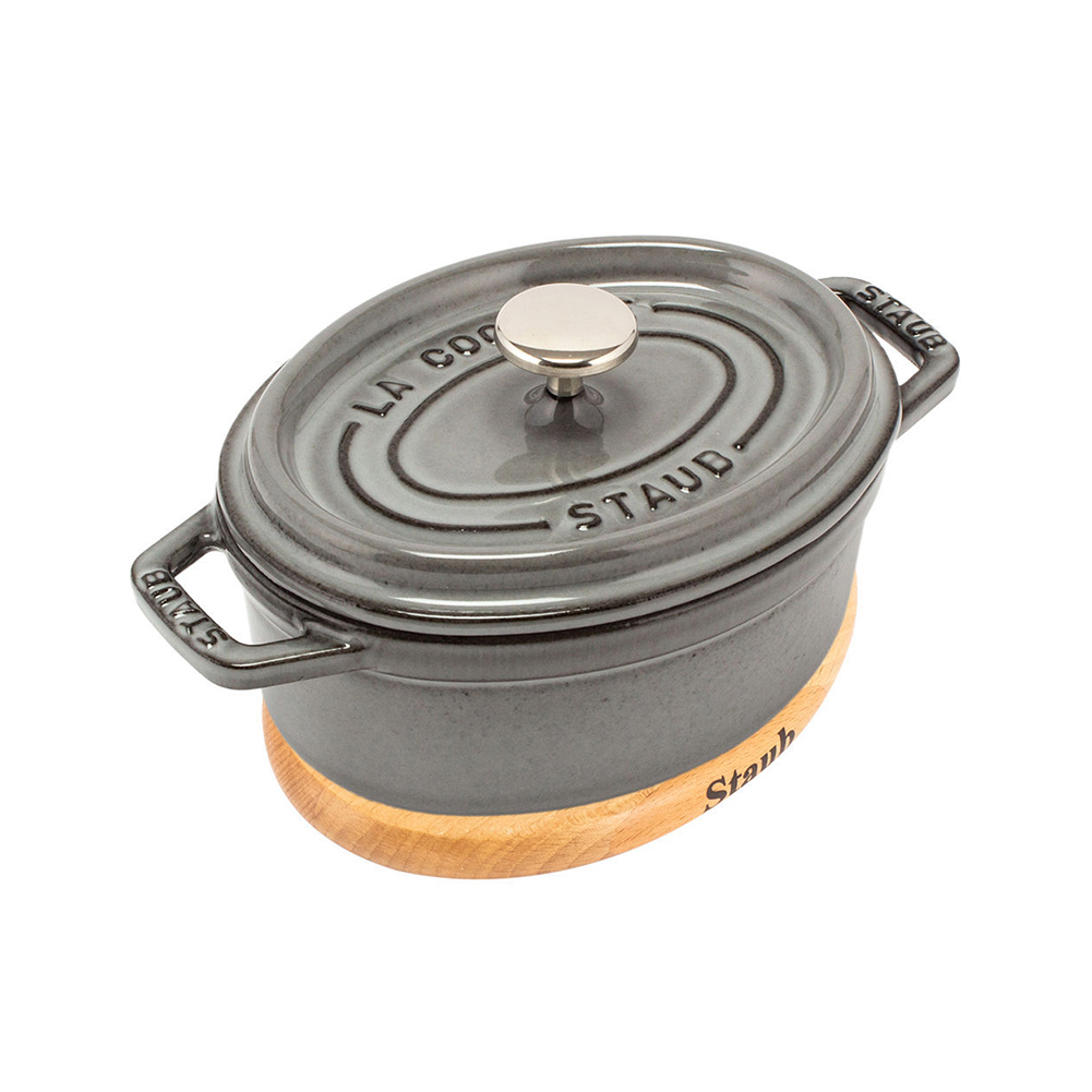 ストウブ 鍋 Staub ピコ・ココット オーバル 15cm 両手鍋 - 調理器具