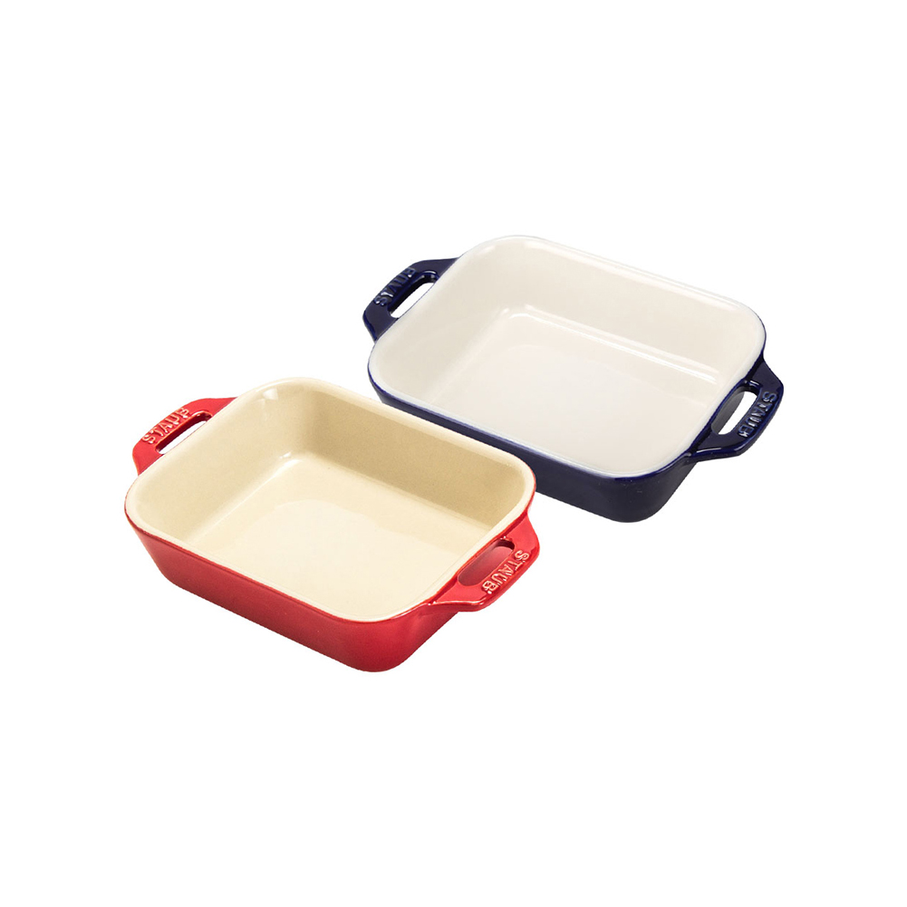 ストウブ 鍋 Staub レクタンギュラーディッシュ 14×11cm 2個セット セラミック 40511-1 耐熱 オーブン : stb-et :  GulliverOnlineShopping Yahoo!店 - 通販 - Yahoo!ショッピング