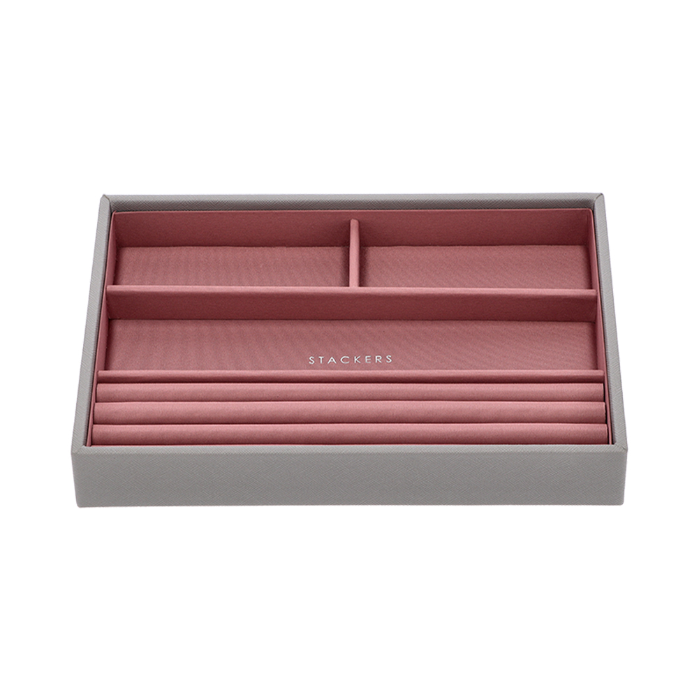 STACKERS ジュエリーボックス アクセサリーケース 4段 STACKERS スタッカーズ ジュエリーボックス 4個仕切りケース