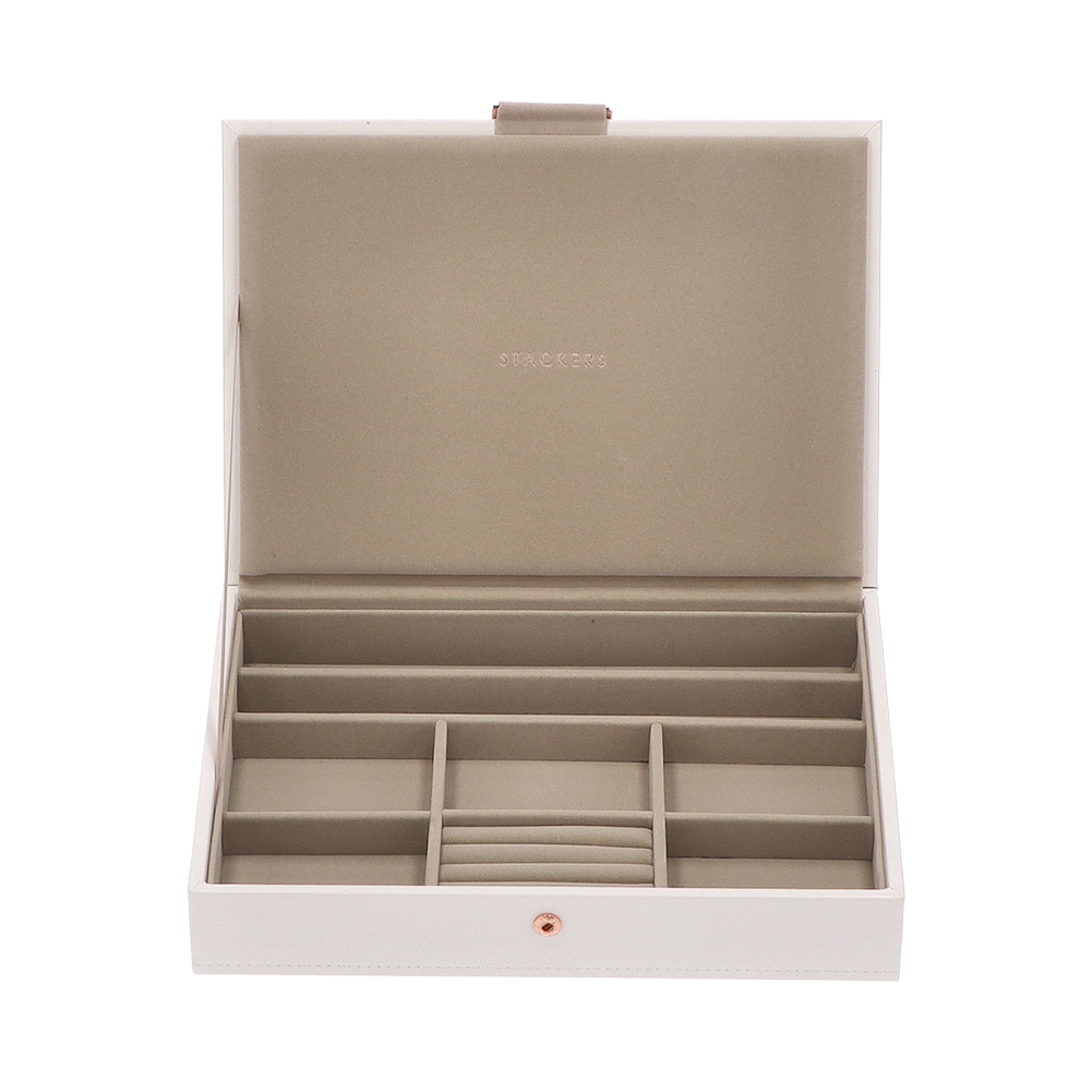 Stackers Black Mini Jewellery Box Lid – STACKERS LONDON