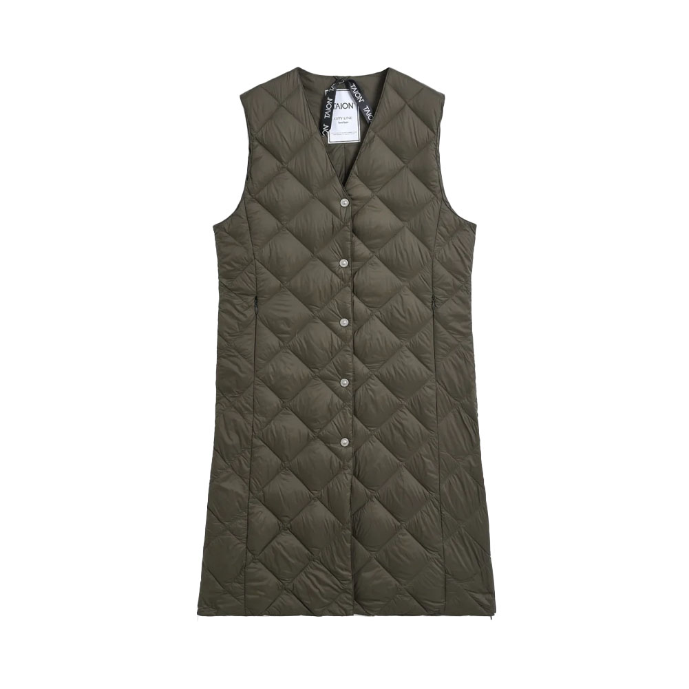 TAION（タイオン） シティ シングル ロングダウンジレ レディース V