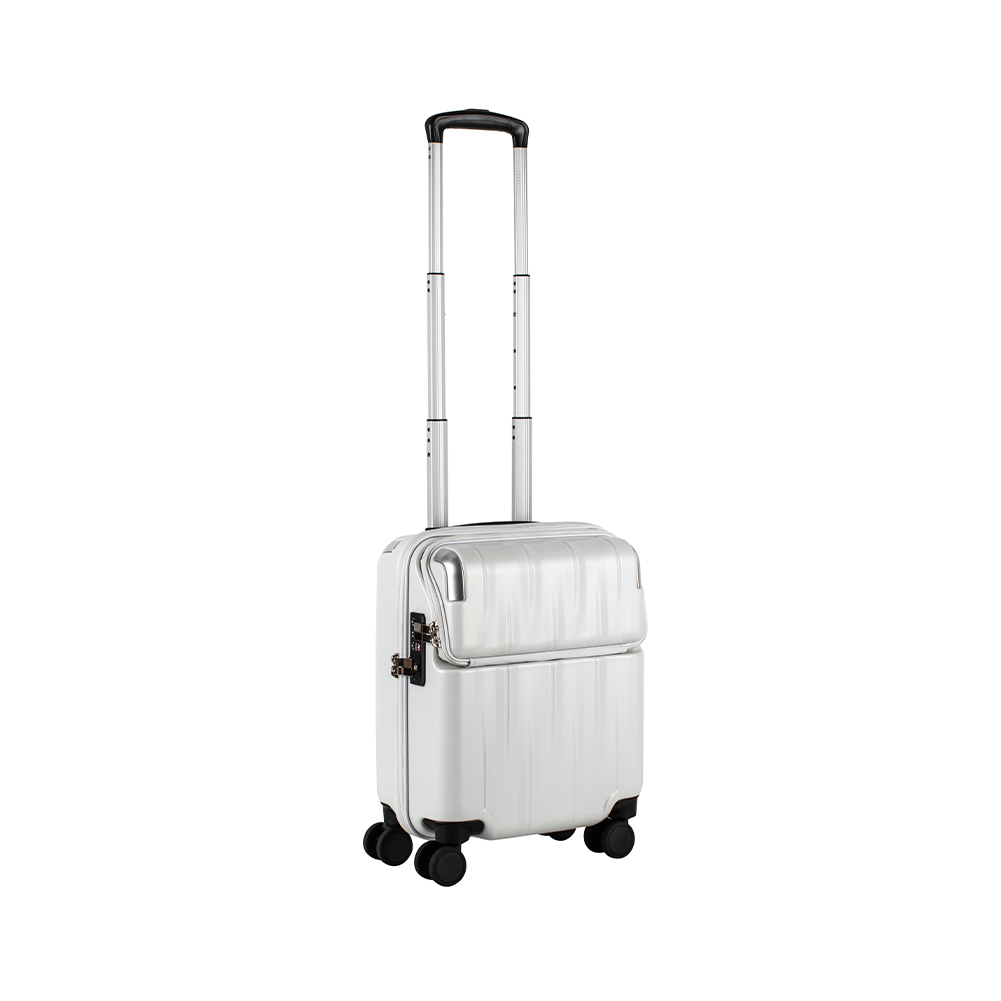 トラベリスト レスト SSサイズ ホワイト フロントオープン 機内持ち込み可 TRAVELIST スーツケース レスト SSサイズ 23L 機内持ち込み フロント