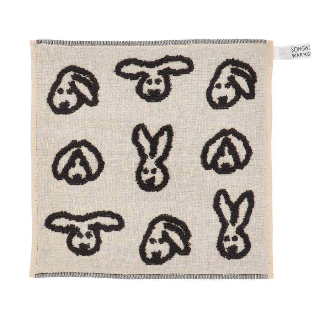 【並行輸入品】 WARMGREY TAIL BUNNY BUNNY HAND CLOTH ハンドクロス バニー ウサギ 動物モチーフ |  | 01