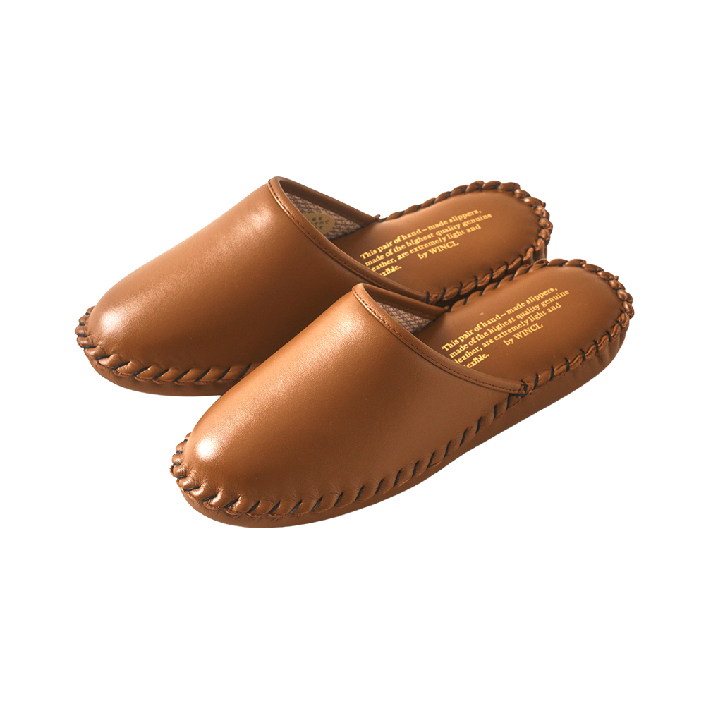 ウィンクル WINCL レザースリッパ Leather Slippers 22.5〜26.5cm 本革