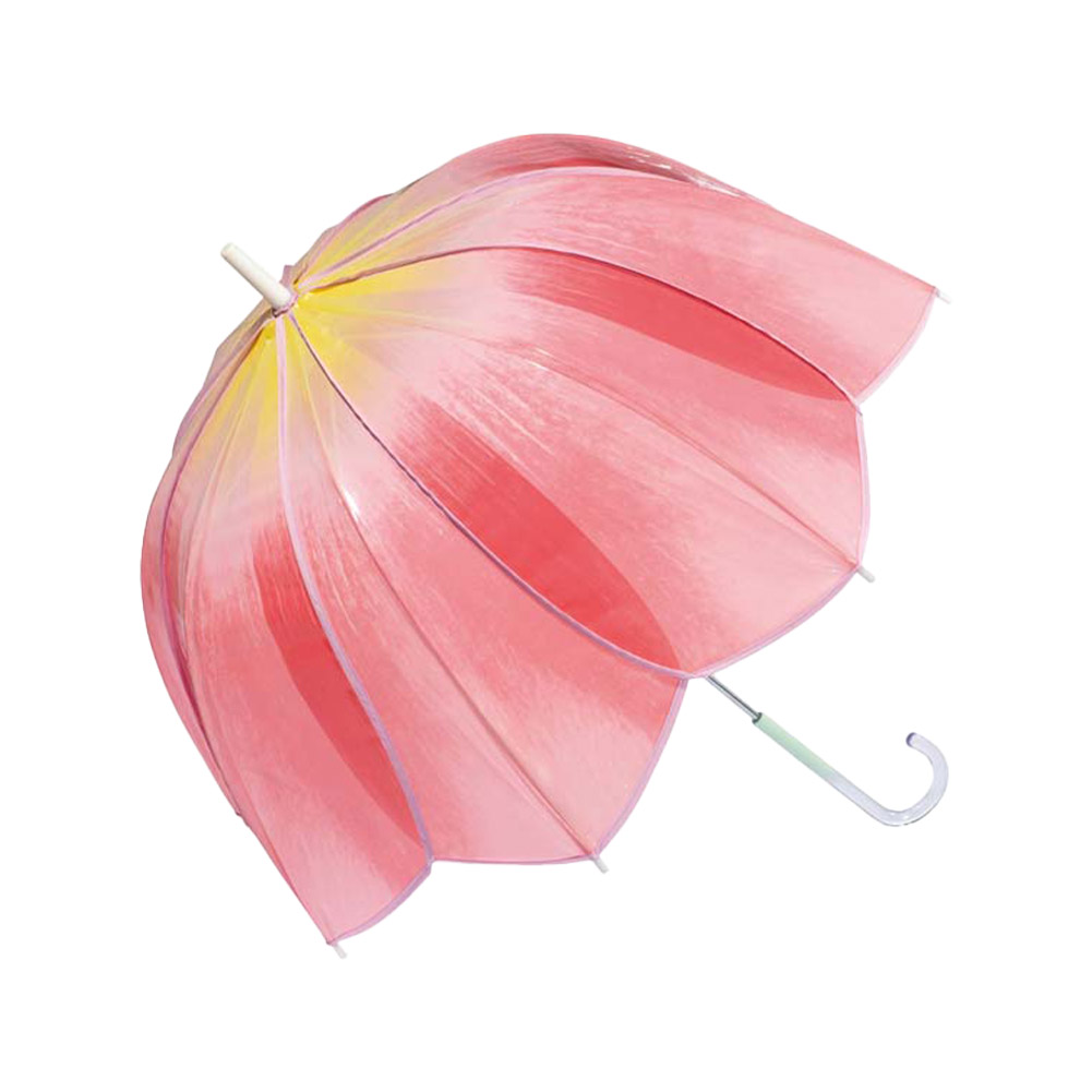 Wpc. 傘 チューリップアンブレラ ビニール傘 長雨傘 レディース 61cm チューリップ かわい...