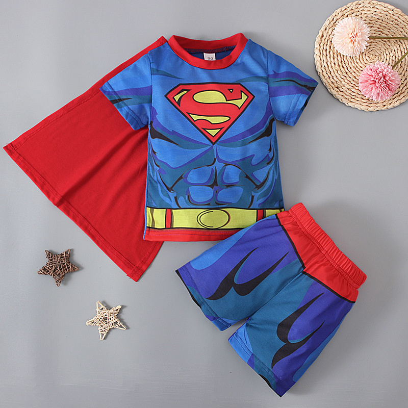 半袖 アベンジャーズ 風 アイアンマン スパイダーマン 子供 子ども用