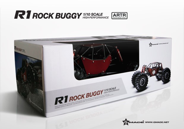 ラジコンカー クローラー オフロード Gmade Crawler ARTR R1 Rock Buggy Red ver GM51001【製造終了品】