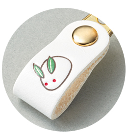 四季彩の福うさぎ 浅草文庫 高級牛革製長財布 : グランメゾンクレア