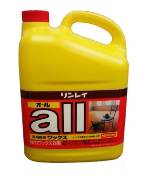 リンレイ オール ａｌｌ ４リットル 床ワックス 樹脂ワックス 耐久約6