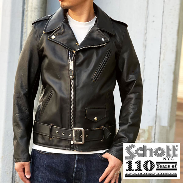 110周年限定モデル Schott ショット 658US ワンスターライダース