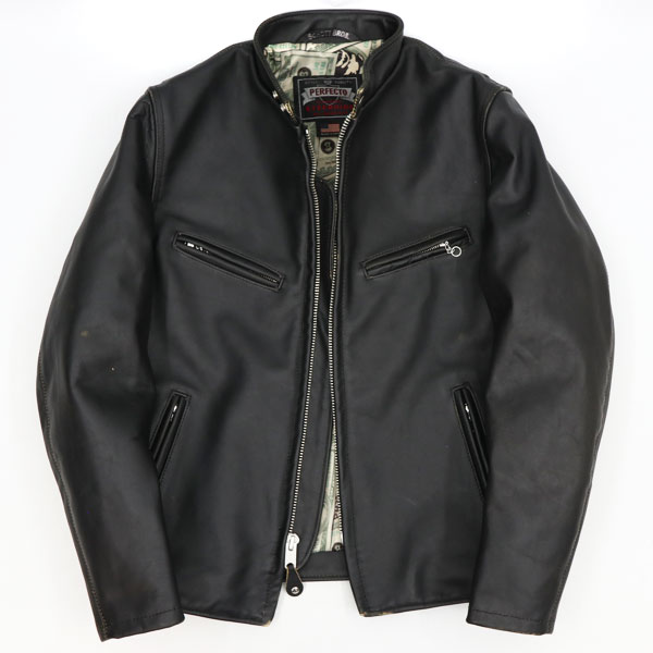 Schott ショット 659US カフェレーサージャケット 茶芯(牛革) シングルライダース schott 革ジャン schott CAFE  RACER JACKET USA製 782-3250079 新品 USED加工 : schott-659us : GMMSTORE - 通販 -  Yahoo!ショッピング