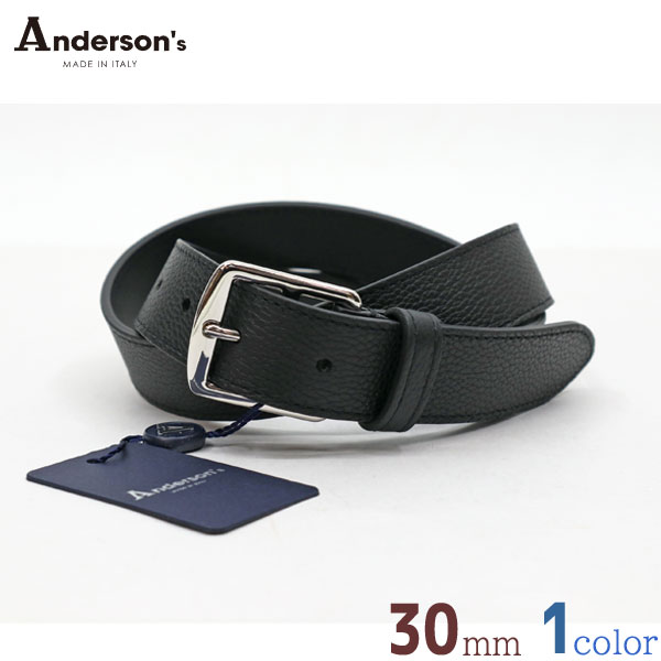andersons ベルト　80cm Anderson's ベルト 「別注」「Anderson's」 ラウンドバックル