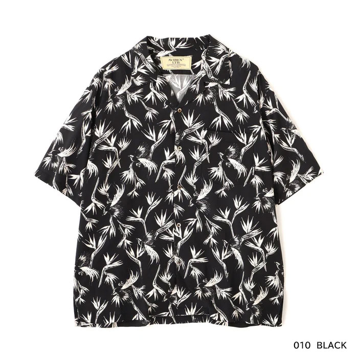AVIREX（アヴィレックス） ALOHA SHIRT ”BIRD OF PARADISE FLOWER