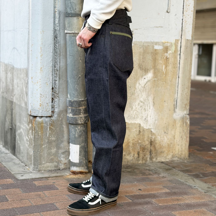 AVIREX（アヴィレックス） AVIREX HERITAGE DENIM Type-1 PANTS ”NYLON