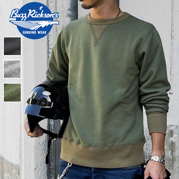 BUZZ RICKSON'S BR65622 バズリクソンズ SET-IN CREW NECK SWEAT