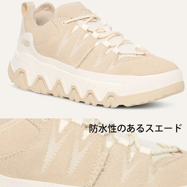未使用 アグ UGG スニーカー Cap Trail Hight ベージュ 24 UGG Australia（アグオーストラリア） ugg CapTrail Low アグ キャップ