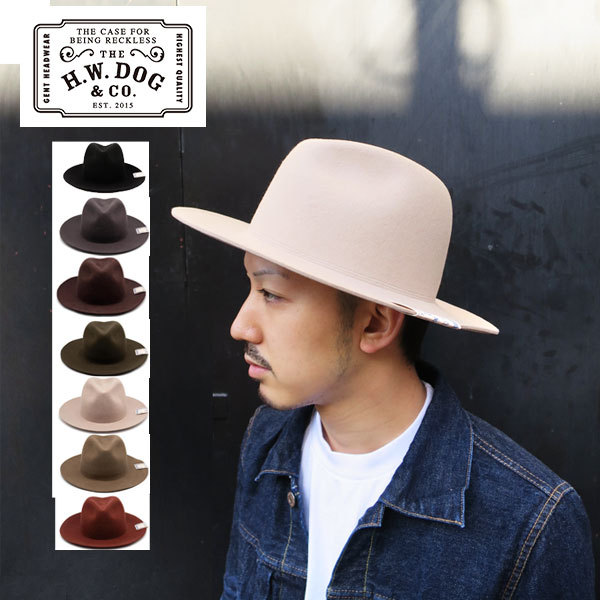 【定番】 THE H.W.DOG&CO.　ザ エイチ ダブリュー ドッグ アンド コー トラベラーズ ハット　【 D-00634 】  TRAVELERS HAT 　日本製