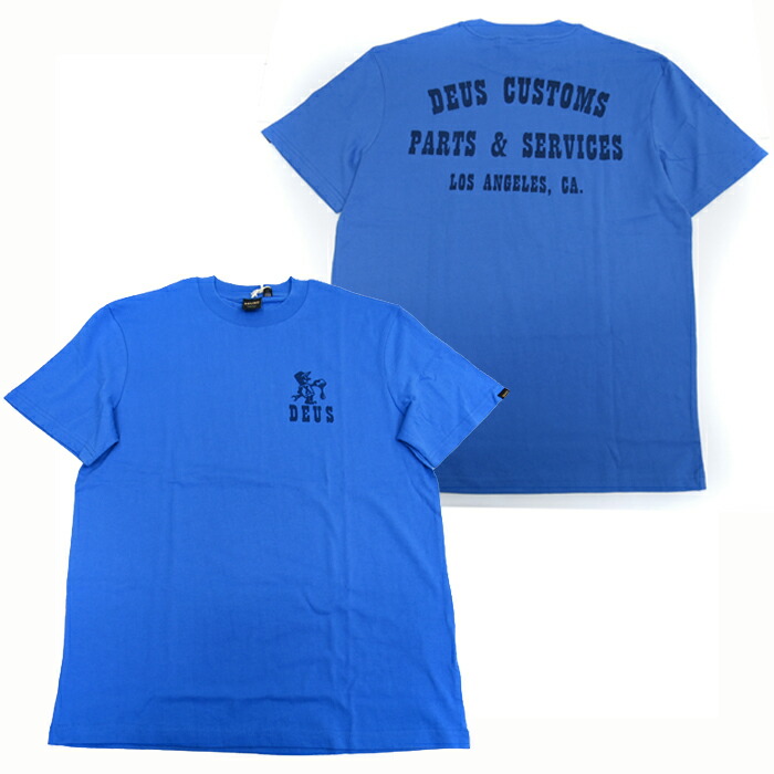 2024SS【メール便で発送】 デウスエクスマキナ Tシャツ deus ex machina  [ OLD TOWN TEE ] 【 FRENCH BLUE VINTAGE WHITE 】  半袖 メンズ DMP241250C｜gmmstore｜02