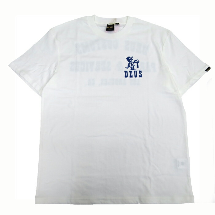 2024SS【メール便で発送】 デウスエクスマキナ Tシャツ deus ex machina  [ OLD TOWN TEE ] 【 FRENCH BLUE VINTAGE WHITE 】  半袖 メンズ DMP241250C｜gmmstore｜03