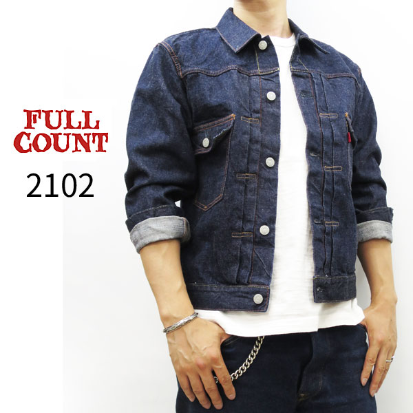 FULLCOUNT 2102W Type2 Denim Jacket (One Wash) フルカウント 2nd 13.7oz Gジャン ジージャン  セルビッチデニム ワンウォッシュ 定番デニムジャケット : fullcount-2102 : GMMSTORE - 通販 - Yahoo!ショッピング