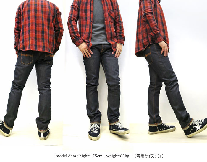 ヌーディジーンズNudie Jeans GRIM TIM W32 L30 Nudie Jeans（ヌーディージーンズ） GRIM TIM グリムティム DRY