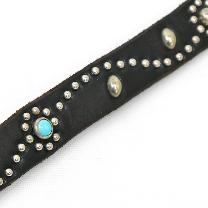 ⭐️HTC⭐️ブルークリアストーン⭐️ スターバースト⭐️ブラックスエードレザー⭐️32 HTC 【ナロー幅】 HTC USA 793-5971054 END ONLY SN33 TQ STONE 0.75