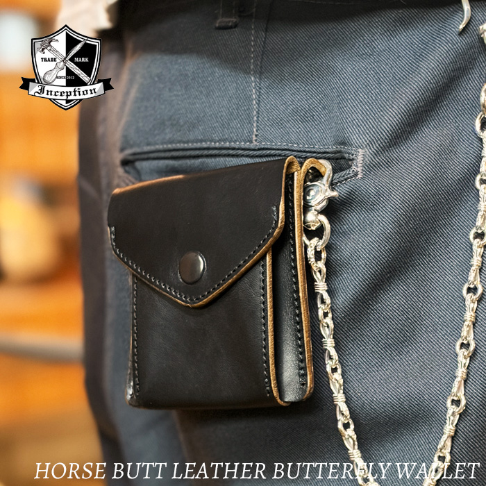 OPUS INCEPTION HORSE BUTT LEATHER BUTTERFLY WALLET [IPW-12] 茶芯
