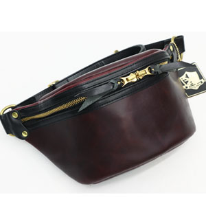 牛革 OPUS INCEPTION オーパス インセプション  [ IPCEB-02] CHROMEXCEL LEATHER FUNNY PACK HORWEEN クロムエクセル ファニーパック ウエストバッグ 日本製の画像