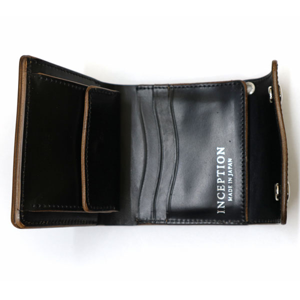 OPUS INCEPTION HORSE BUTT LEATHER TRUCKER WALLET (SHORT